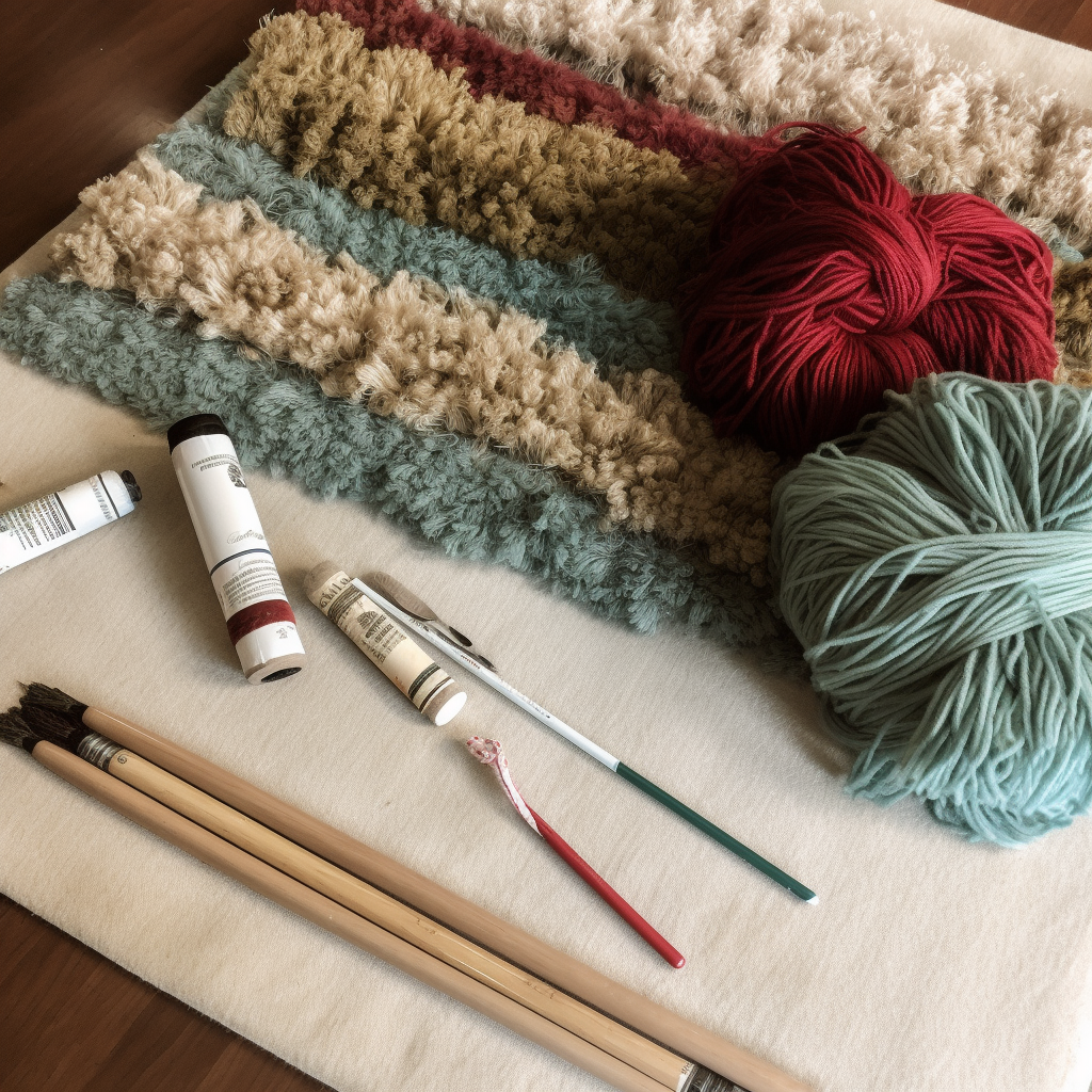 TUFTING GUN SUPPLIES  what you'll need to make a rug 