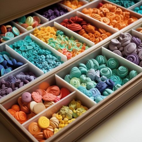 Best Polymer Clay Storage Ideas - Hey Lai  Bead storage, Plastic container  storage, Small plastic containers