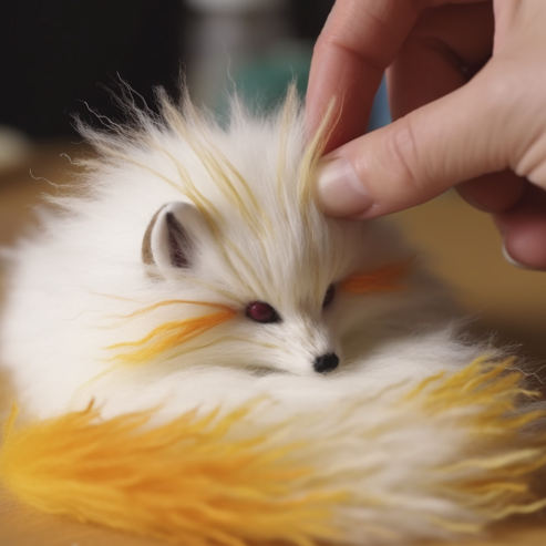 How to add long fur to needle felted animals - Ultimate Guide To Needle  Felting In The Felt Hub